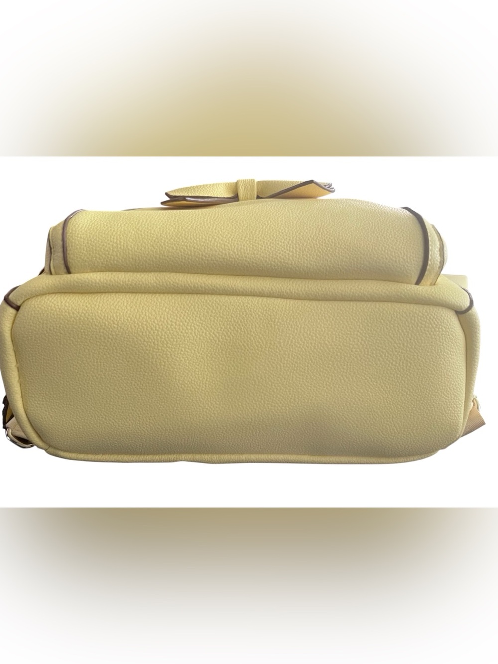 Madden NYC Butter Yellow Bow Mini Backpack with Matching Coin Pouch/NWOT - Picture 7 of 11